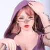 165CM  Short Pink Hair Silicone Sexy Doll Alisa