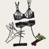 Sex Doll Clothes​ Black Temptation Set
