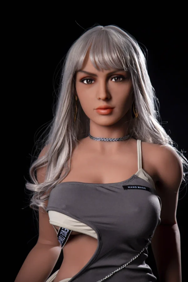 158CM Silver Hair TPE Fuck Doll Poppy In Stock(US)